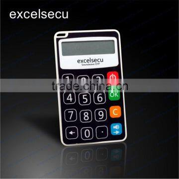 ESECU Custom wholesale soundwave OTP one time password safety online shopping security token