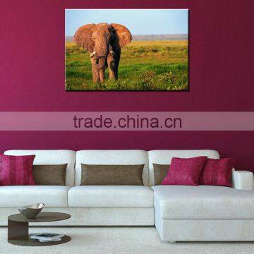 High Quality Canvas Elephant Oil Painting