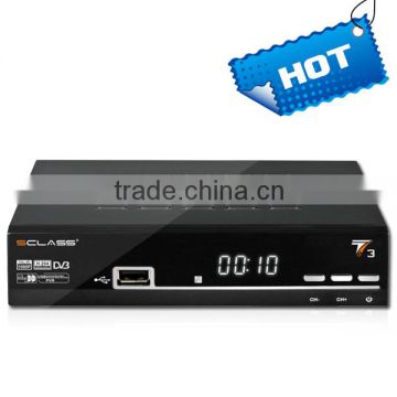 China supplier NEW Sclass T3 DVB-S2 with IKS&SKS similar azamerica s1005 digital satellite tv receiver