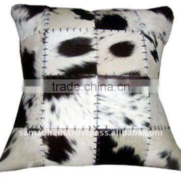 Cushion cover in leather CC-38