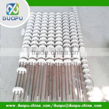 Ceramic bobbin heater for extrusion duopu