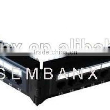 Cat6a 24 port angle shape patch panel