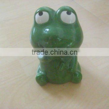 ceramic frog coin bank