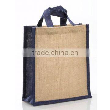 jute shopping tote bag