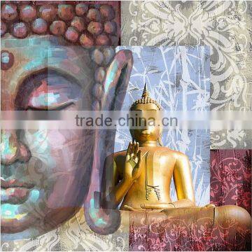 buddha abstract canvas printing painting for decoration