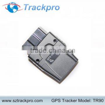 Plug and play gps tracker, OBD II gps tracking device TR90