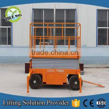 1000kg load capacity Electric trailers with hydraulic lifts/hydraulic telescopic trailer articulating boom lift