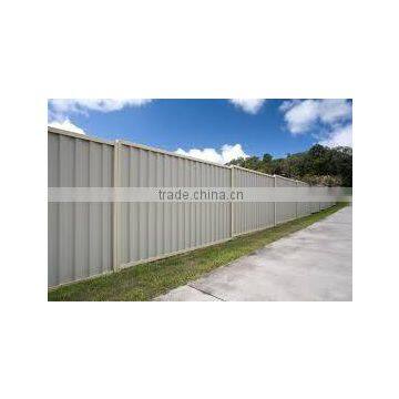 CORRUGATED STEEL HOARDING/FENCING