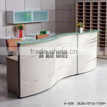 High quality wood office furniture beauty office reception desk