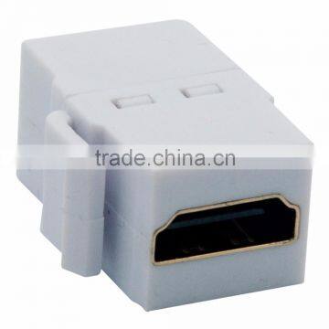 Keystone HDMI Connector with white color