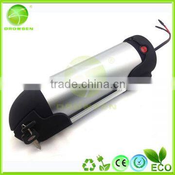 24V 16Ah li ion battery pack bottle style ebike batery