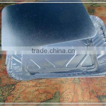 Disposable BBQ Aluminum Foil Takeaway Containers with Lid