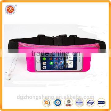 Hot sale high quality Pvc waterproof travel money belt bags neoprene sport waist bags