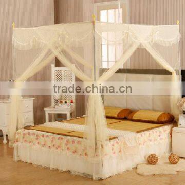 Long lasting insecticide treat polyester king size double bed mosquito net