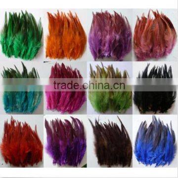 rooster tail feathers 5-7inch Color:multicolor