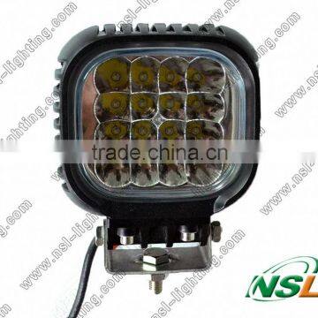 Super bright! 48w led work light spot/flood off-road driving lighting/ 16pcs*3w cree led truck working lighting