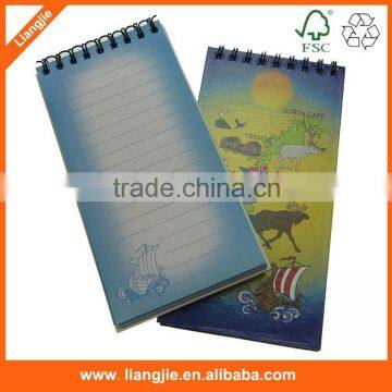 Cheap Die cut writing pad custom logo printed memo pad for gift