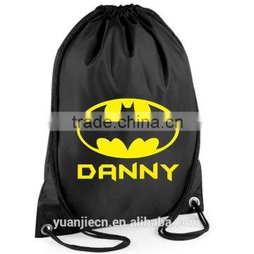 Personalised Waterproof Drawstring Bag PE Gym Kit School P.E Kids Sport Rucksack