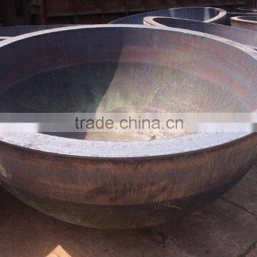 carbon steel hemispherical dish head for reaction kettle