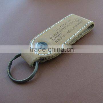 Promotional Leatherette Loop Valet Keychains
