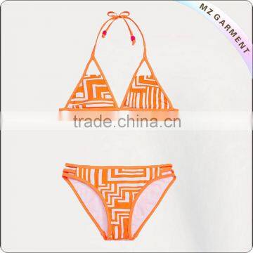 Ruffle set bikini sexy swimming costume