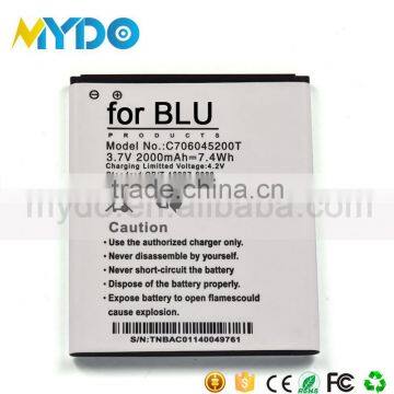 new manufacture cellphone batterie for blu cell phone battery Studio 5.0/C706045200T