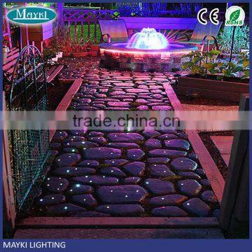 multi- color change led fiber optic flower light