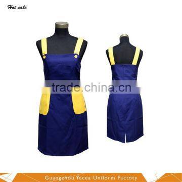 2016 Unisex professional high quality Cotton/PVC Apron in cooking/cleaning/garden industry uniform wholesale&Customisation