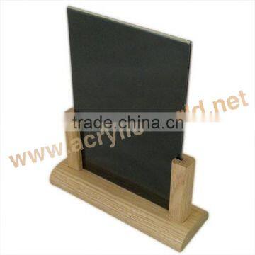 Wooden Menu Holder With Chalkboard photo-4