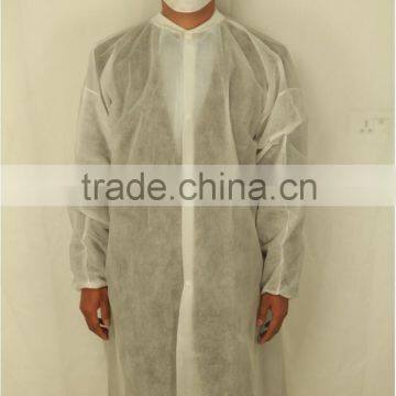 Best selling cheap disposable lab coats nonwoven medical white lab coat