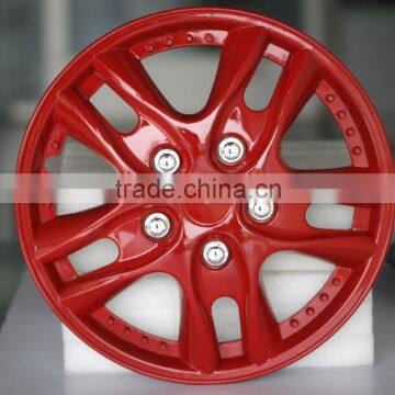 shenzhen orchid 15inch plastic red flashy hubcaps for cars