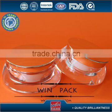 15G 30G Set Series Cream Acrylic Jar, Clear Color Injection With Aluminum Cap