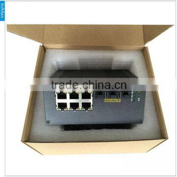 Industrial PoE Switches 6 Port Power Over Ethernet 10 / 100M With IEEE 802.3af/at 30W Industrial PoE Switches P609A