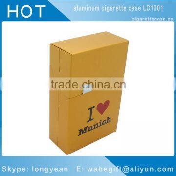 OEM Logo Aluminum Metal Cigarette Cigar Box Holder