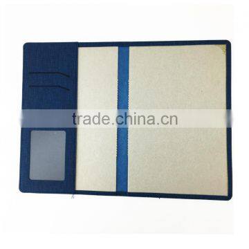 Card Holder File Folder Cover With Zipper Pen Holder Documentary Folder photo-3