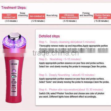 Portable Ultrasonic Photon Ion Massager Photo Skin Rejuvenation photo-6