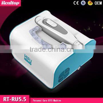 Factory Direct Wholesale !!! Mini Hifu Korea Hifu 4MHZ Ultrasound Hifu Face Lift Machine For Home Use No Pain