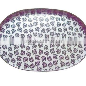 GRS oval plastic plate