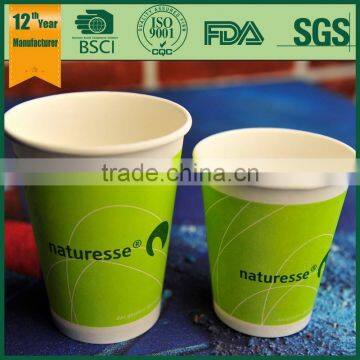 single sided pe coated paper flashing led biodegradable cup