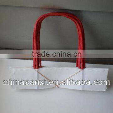 twisted paper bag handle use on kraft paper bag