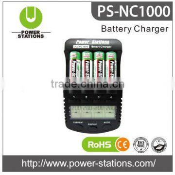 LCD AA/AAA Mobile Phone Battery Charger