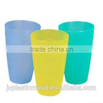 colorful tall plastic cups drinking cups