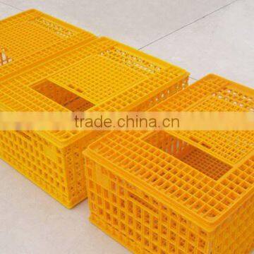 Plastic poultry transport crate