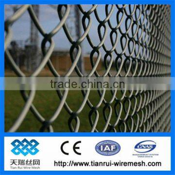 black chain link fence