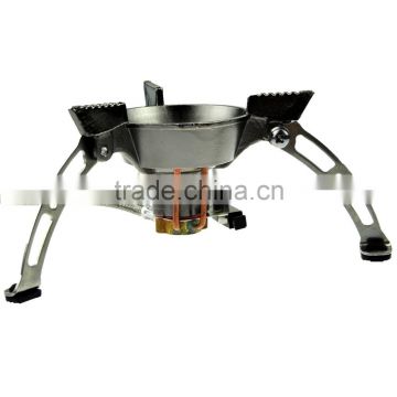 Mini Foldable Stainless Steel Outdoor Gas Fire Energy Saving Windproof Stove