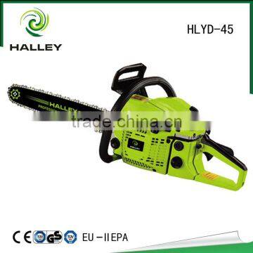 Chinese Cheap Garden Field Gasoline Chain Saw Chainsaw 4500 Machines for Sale HLYD - 45