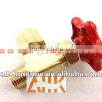 Brass Needle Angle Valves with Ring Joint Nut at Qutlet