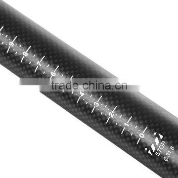 400mm Length Top Super Carbon Bicycle Seat Post With Screws Saddle Pole 31.6 / 27.2mm Post Diameter photo-4