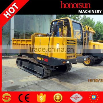 powerful/mighty/strong crawler trailer used for Industrial goods transport