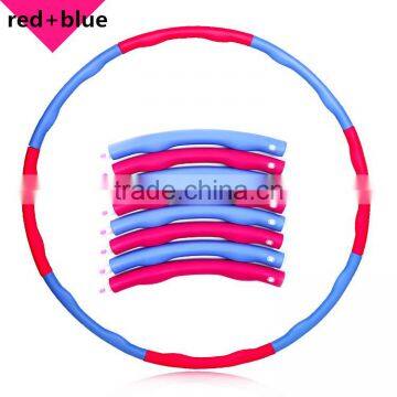 6/7/8sections Detachable Adjustable Size Hula Hoop/Foam Weighted Fitness Hula Hoop photo-6